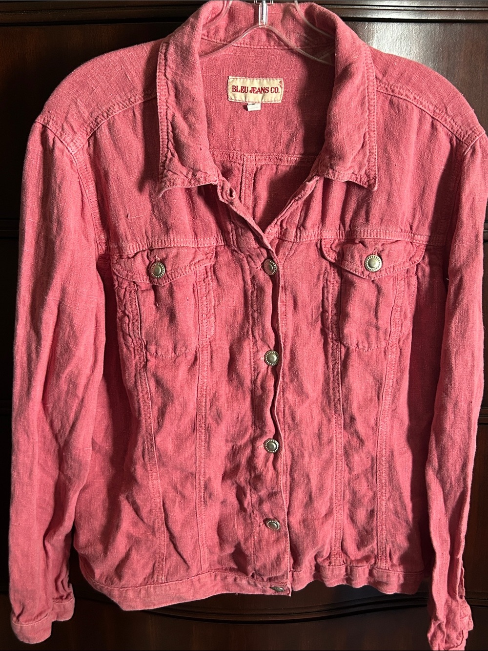 Women's Pink Denim Jacket